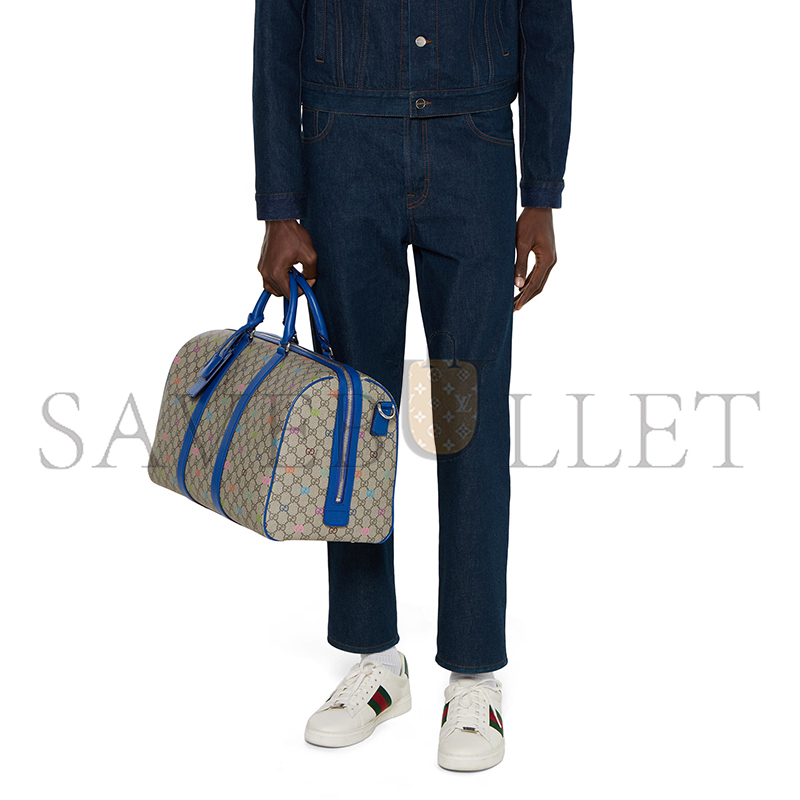 GUCCI GG MULTICOLOR MEDIUM DUFFLE BAG 792074 (45*30*24.5cm) GUCCI GG MULTICOLOR MEDIUM DUFFLE BAG 792074 (45*30*24.5cm)